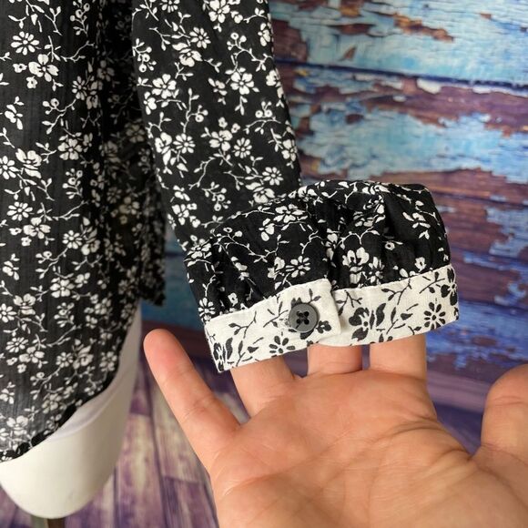 Madewell Print-Mix Meadow Shirt in Branch Floral xxl - Picture 6 of 12